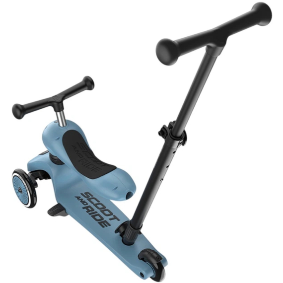 Самокат Scoot and Ride серії Highwaykick-1 Push and Go до 5 років (сіро-синій)