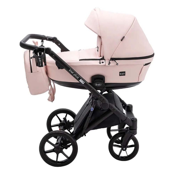 Универсальная коляска 2 в 1 Bair Kiwi Plus ECO (рожева пудра)