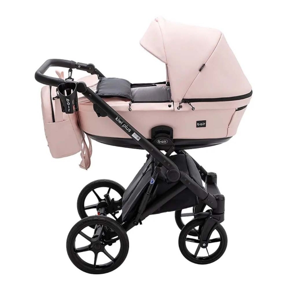 Универсальная коляска 2 в 1 Bair Kiwi Plus ECO (рожева пудра)