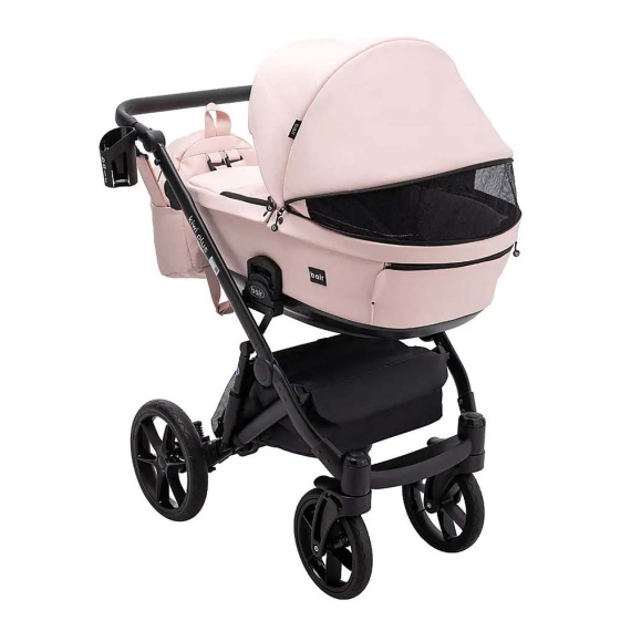 Универсальная коляска 2 в 1 Bair Kiwi Plus ECO (рожева пудра)
