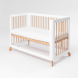 Ліжечко дитяче дерев'яне Tweeto Simple Evo White with Natural