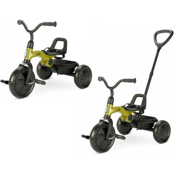 Складаний триколісний велосипед із батьківською ручкою QPlay Ant+ (Green)