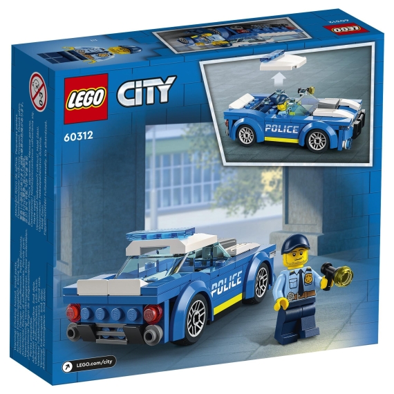 Конструктор LEGO City Police Поліцейський автомобіль, 94 деталі