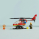 Конструктор LEGO City Пожежний рятувальний гелікоптер, 85 деталей