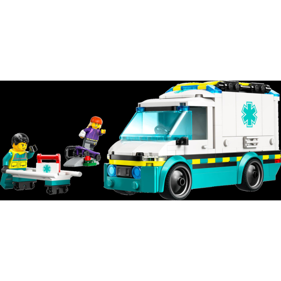 Конструктор LEGO City Швидка допомога, 184 деталі