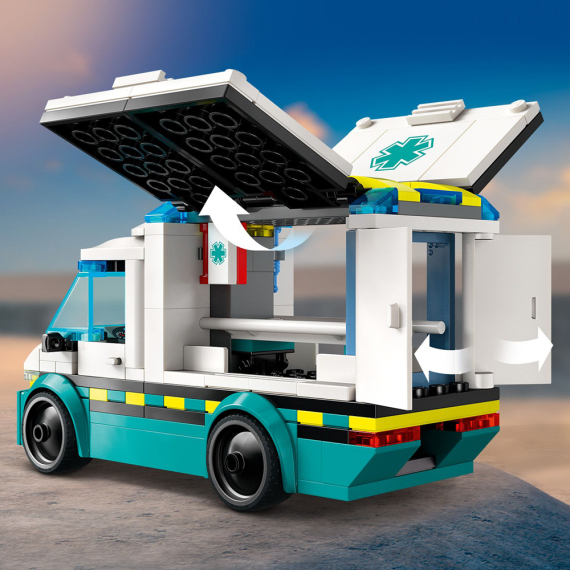 Конструктор LEGO City Швидка допомога, 184 деталі