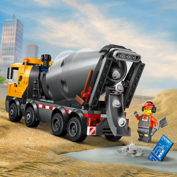 Конструктор LEGO City Бетонозмішувач, 371 Деталь