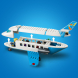 Конструктор LEGO City Пасажирський літак Конструктор іграшкового літака, 118 деталей