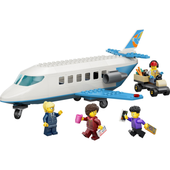 Конструктор LEGO City Пасажирський літак Конструктор іграшкового літака, 118 деталей