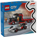 Конструктор LEGO® City Вантажівка для демонстрації F1® із перегоновим автомобілем Audi F1® 508 детал