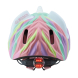 Шлем защитный детский GLOBBER FANTASY с фонариком, 49-55 см (единорог белый)