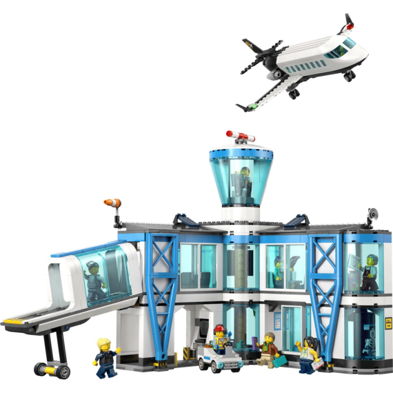 Конструктор LEGO City Аеропорт із літаком, 887 Деталей