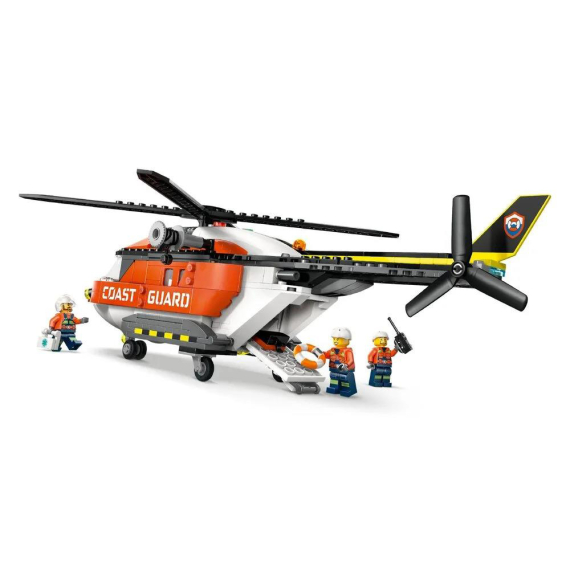 Конструктор LEGO City Гелікоптер берегової охорони, 551 Деталь