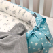 Кокон Маленькая Соня Baby Design Premium (серо-голубой)