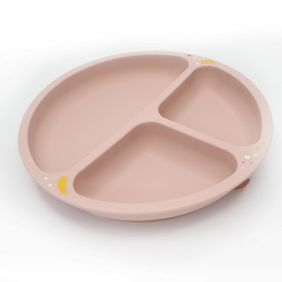 Набір посуду Oribel Cocoon: тарілка, ложка, виделка (розовый)
