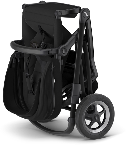 Универсальная коляска 2 в 1 Thule Sleek (Black on Black)
