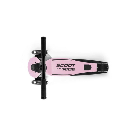 Самокат Scoot and Ride серії Highwaykick-5 з колесами що світяться 5+ до 80кг (рожевий)