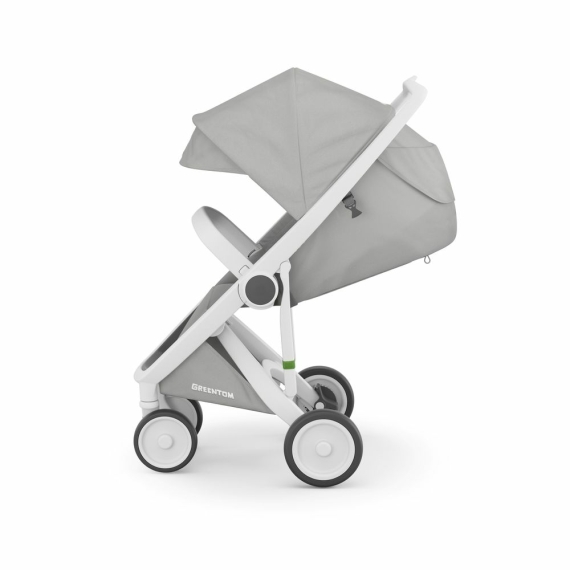 Прогулянкова коляска Greentom Classic (Grey-White)