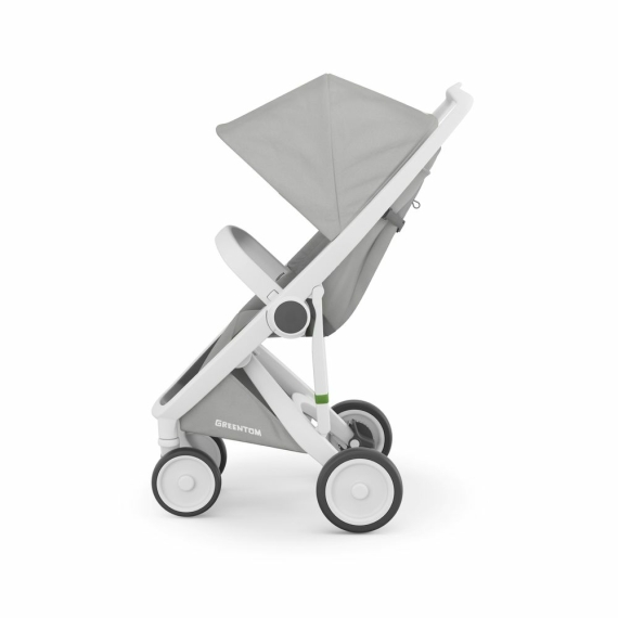 Прогулянкова коляска Greentom Classic (Grey-White)