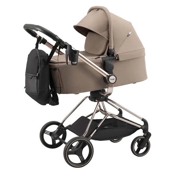 Універсальна коляска 2 в 1 Bair Moon (Gold Edition / капучіно)