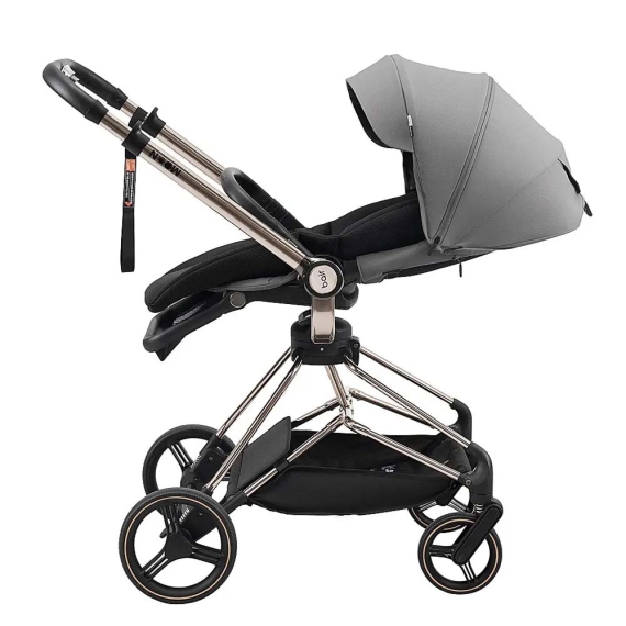 Універсальна коляска 2 в 1 Bair Moon (Gold Edition / темно-сірий)