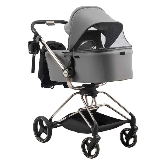 Універсальна коляска 2 в 1 Bair Moon (Gold Edition / темно-сірий)