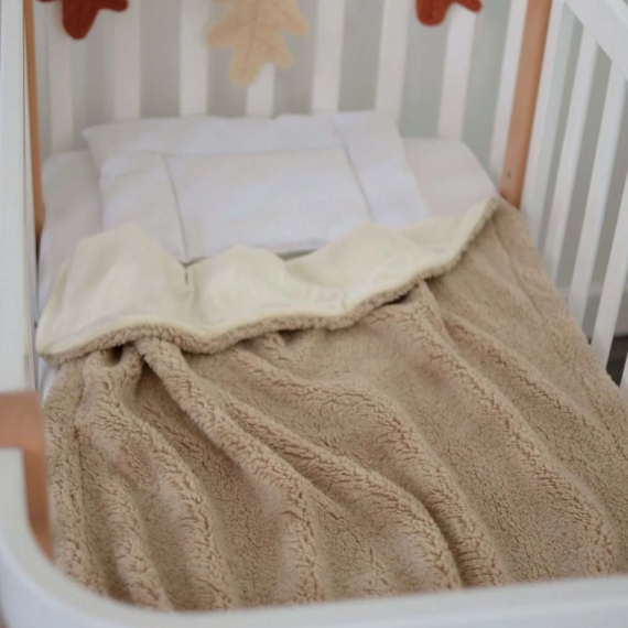 Плед Baby Veres Плюш Тедді, 100х80 см (бежевий)