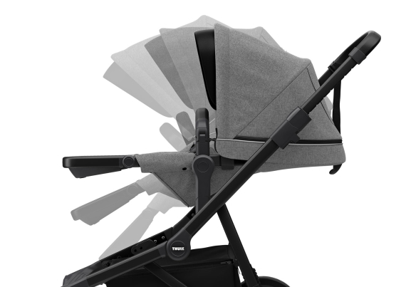 Прогулочная коляска Thule Sleek (Black/Grey Melange)