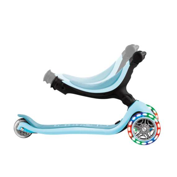 Самокат GLOBBER серії GO UP ACTIVE 360 колеса що світяться 1+ (аква)