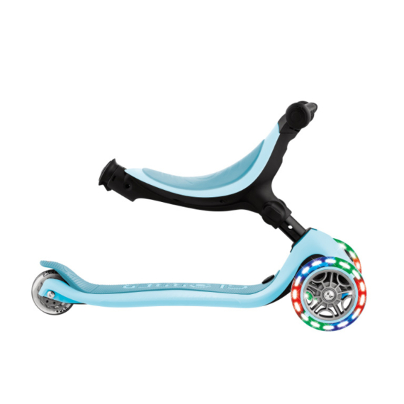 Самокат GLOBBER серії GO UP ACTIVE 360 колеса що світяться 1+ (аква)