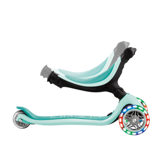 Самокат GLOBBER серії GO UP ACTIVE 360 колеса що світяться 1+ (м`ятний)