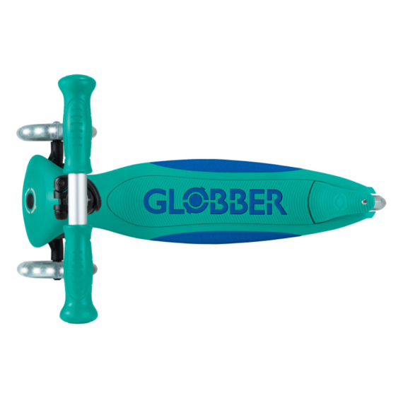 Самокат GLOBBER серії ELITE LIGHTS колеса з підсвіткою, 50 кг, 3+ (смарагдово-зелений)