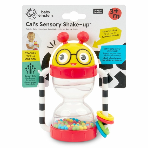 Игрушка-погремушка Baby Einstein Cal’s Sensory Shake-up