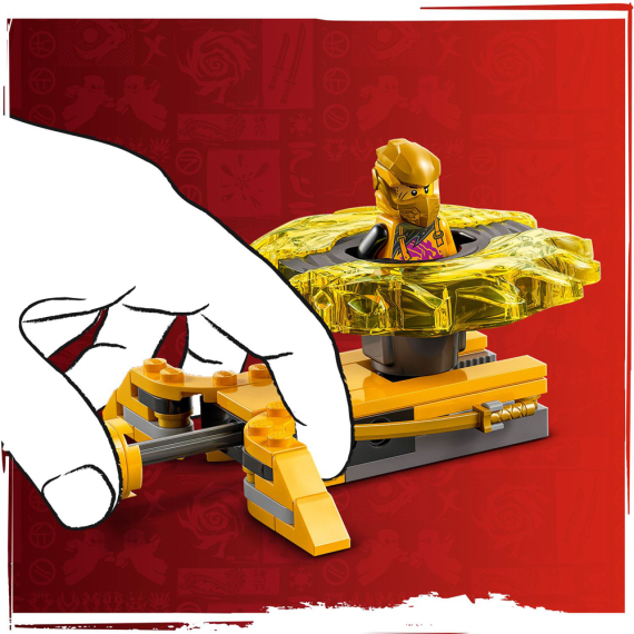 Конструктор LEGO NINJAGO Бойовий набір дракона Спін-джитсу, 186 деталей
