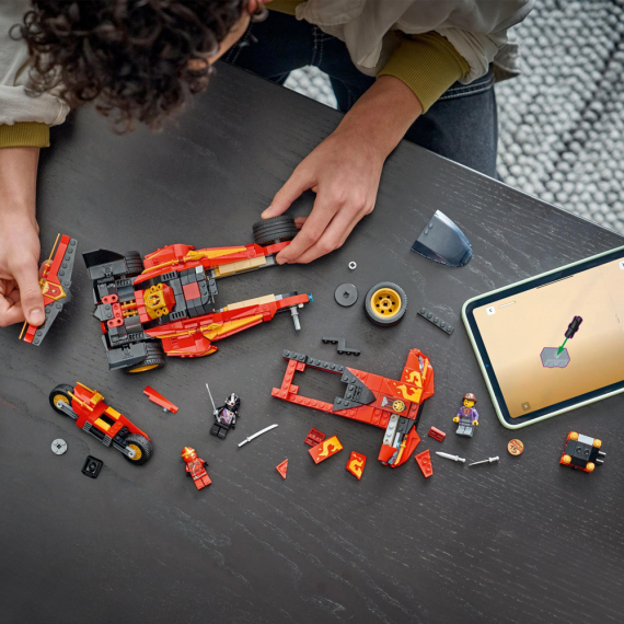 Конструктор LEGO NINJAGO Переслідувач ніндзя X-1, 15-та річниця, 691 деталь