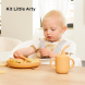 Набір посуду дитячий силіконовий,Babymoov від 9 міс (Little Arty)