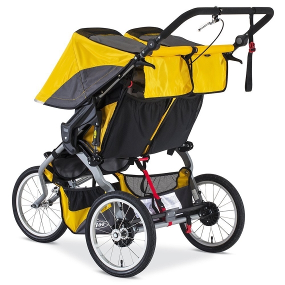 Прогулянкова коляска для двійні BOB IRONMAN DUALLIE (Yellow)