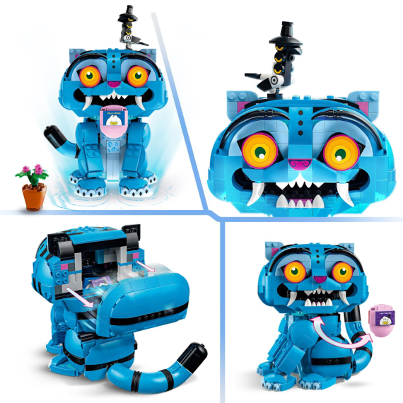Конструктор LEGO KPop Demon Hunters Тигр Дерпі та пташка Сассі