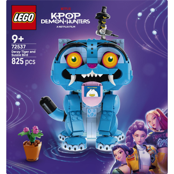 Конструктор LEGO KPop Demon Hunters Тигр Дерпі та пташка Сассі