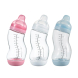 Стеклянная антиколиковая бутылочка Difrax S-bottle Wide с силиконовой соской, 310 мл (цвет в ассортименте)