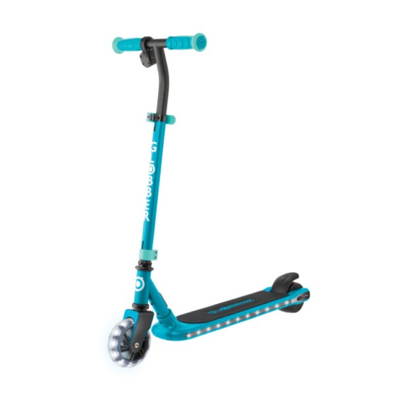 Електросамокат GLOBBER серії E-MOTION 6 з підсвіткою, 50 кг, 6+, 2 колеса (зелений)