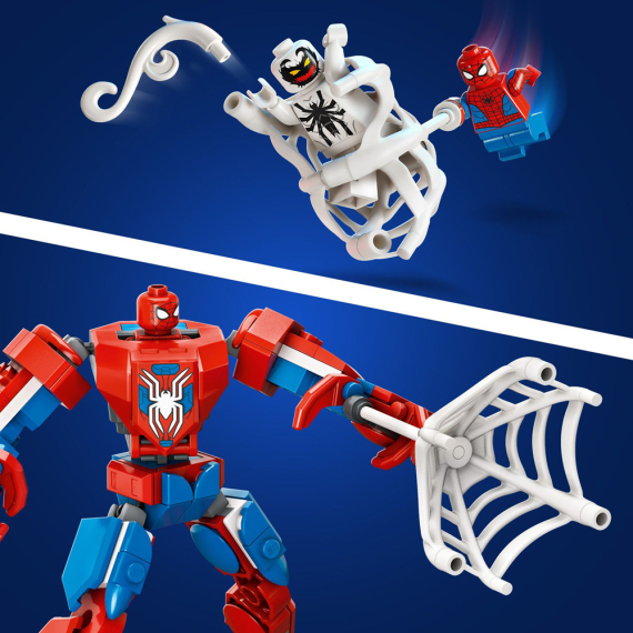 Конструктор LEGO Marvel Робот Людини-павука проти Анти-Венома, 107 деталей
