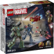 Конструктор LEGO Super Heroes Залізна людина та Бойова Машина проти Хаммер Дронів, 204 деталі