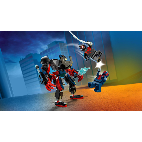Конструктор LEGO Super Heroes Marvel Робот Майлза Моралеза vs Людина-павук 2099, 135 Деталей