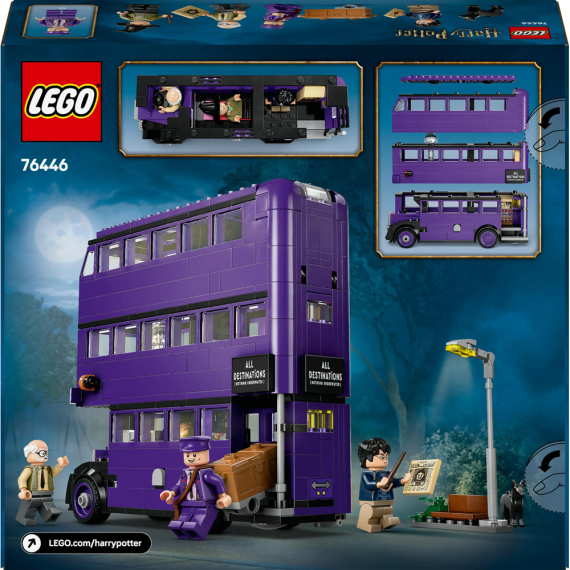 Конструктор LEGO Harry Potter Пригоди на Лицарському автобусі, 499 деталей