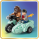 Конструктор LEGO Harry Potter TM Геґрід і Гаррі: Втеча з Тисової вулиці, 124 Деталі