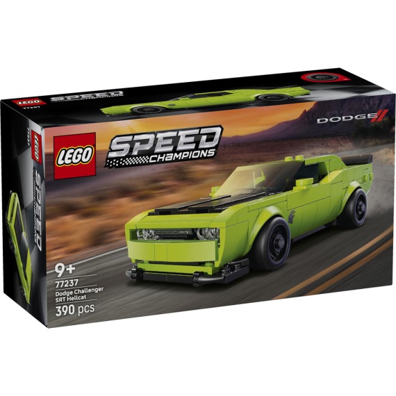 Конструктор LEGO Speed Champions Спортивний автомобіль Dodge Challenger SRT Hellcat, 390 деталей