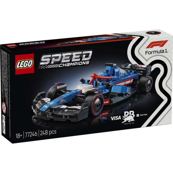 Конструктор LEGO Speed Champions Автомобіль для перегонів F1 Visa Cash RB VCARB 01, 248 деталей