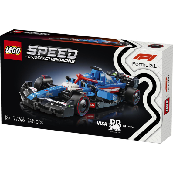 Конструктор LEGO Speed Champions Автомобіль для перегонів F1 Visa Cash RB VCARB 01, 248 деталей