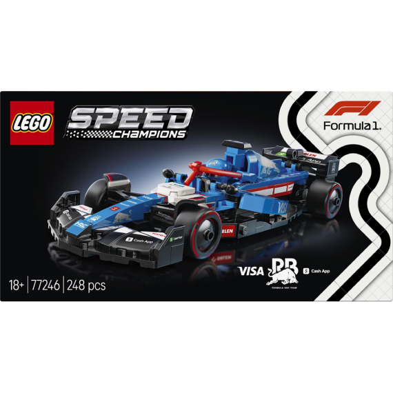 Конструктор LEGO Speed Champions Автомобіль для перегонів F1 Visa Cash RB VCARB 01, 248 деталей